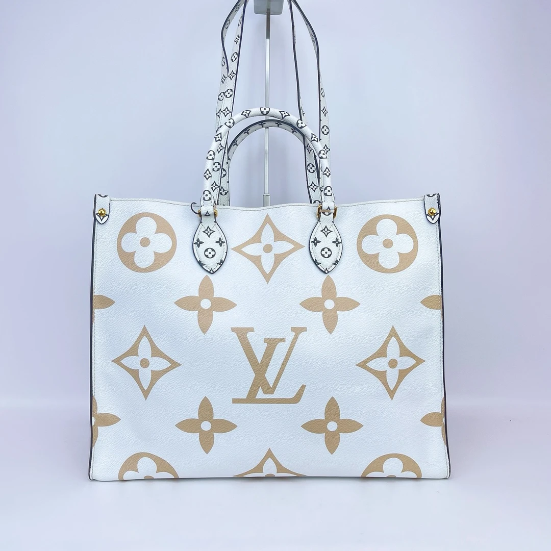 95新 LV LV 拼色老花手提单肩包内标2179底长41 D622