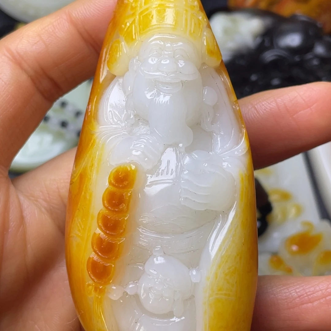 我***你和田玉未镶嵌颈饰