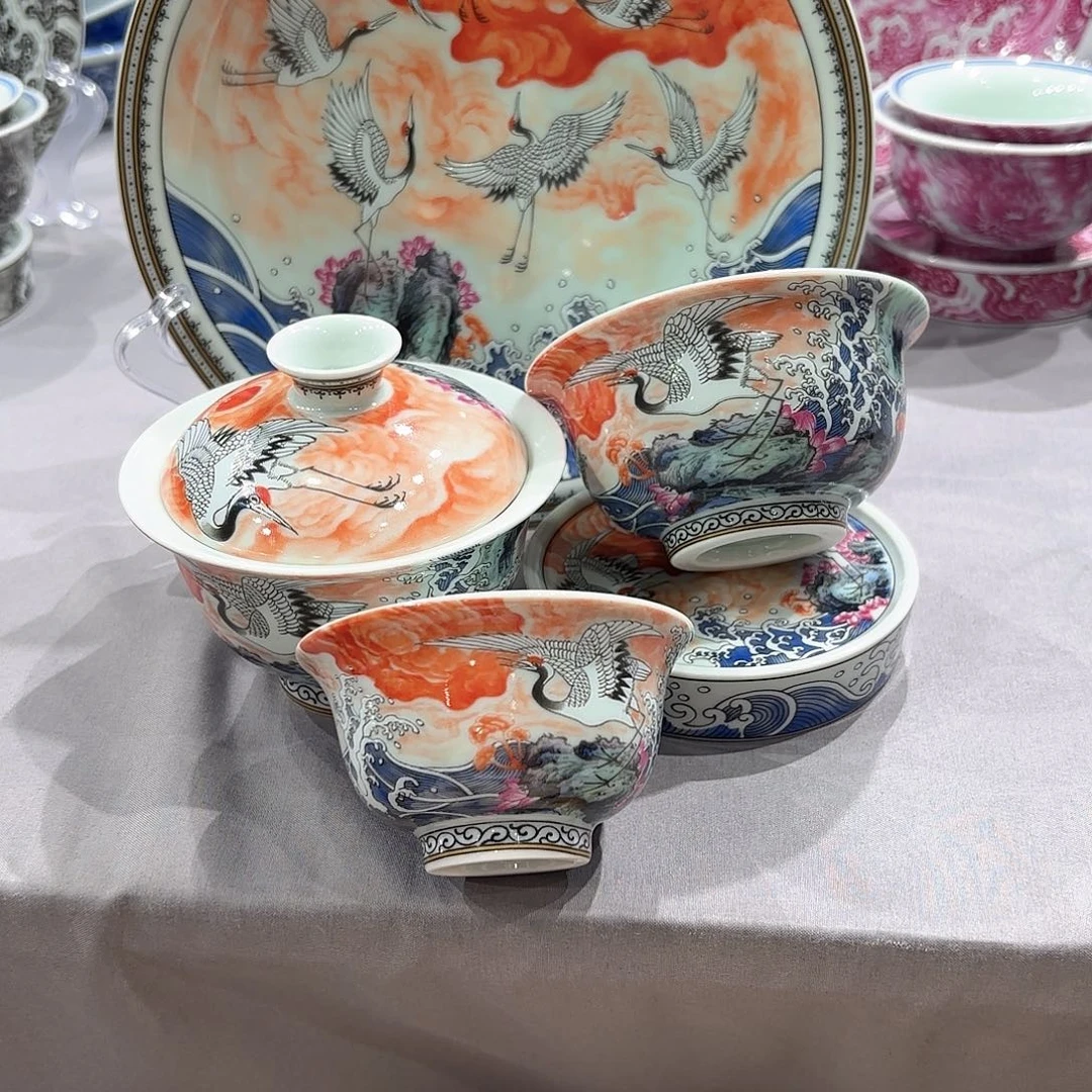 瓷片景德镇瓷器精品展示