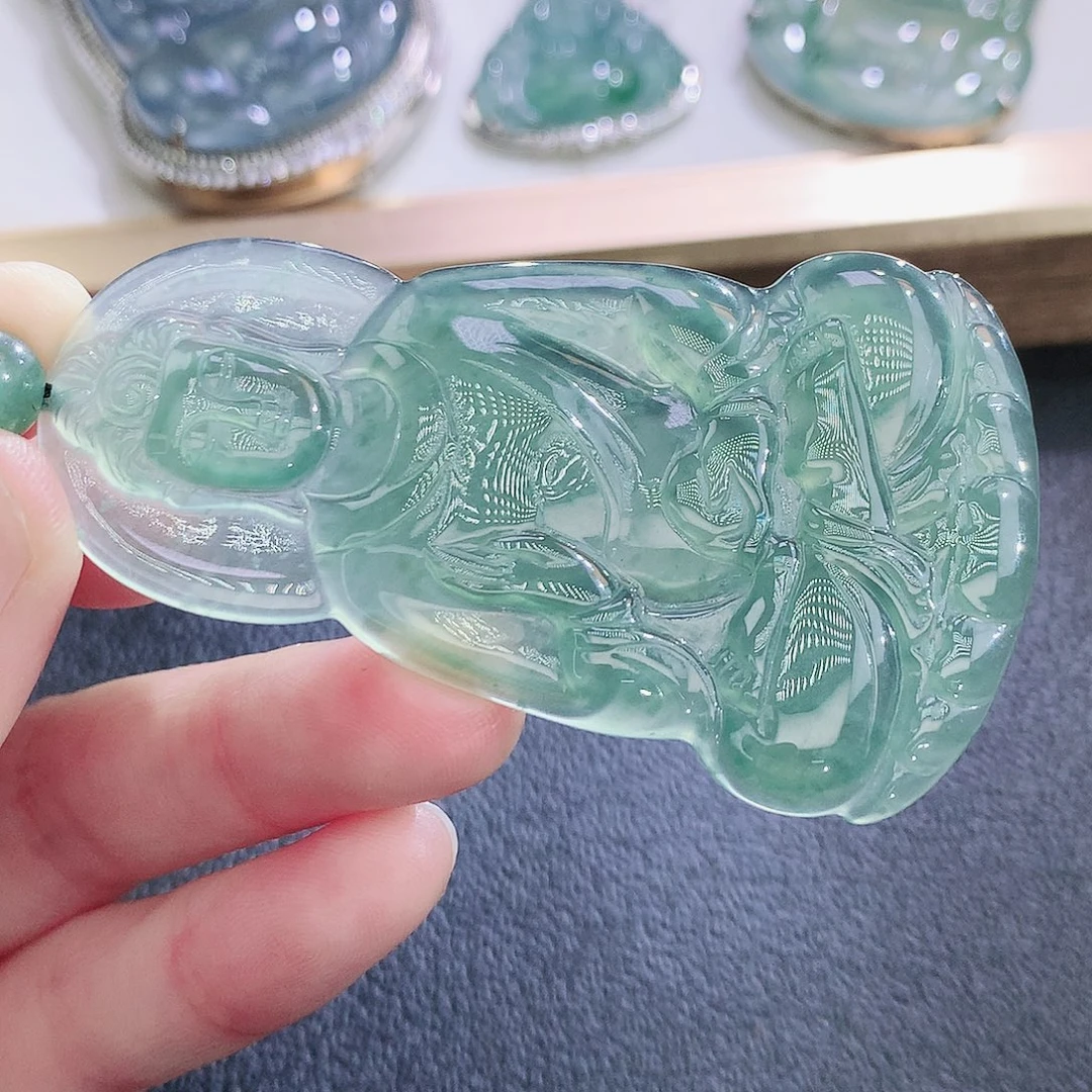 翡翠未镶嵌挂件翡翠