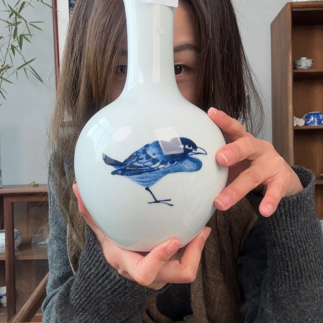 杯初***木八大山人孤鸟图