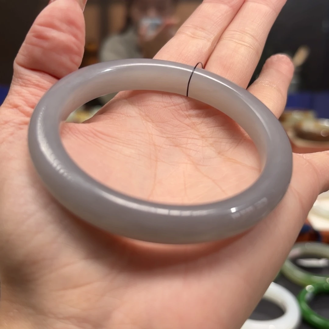 和田玉未镶嵌手链58圈