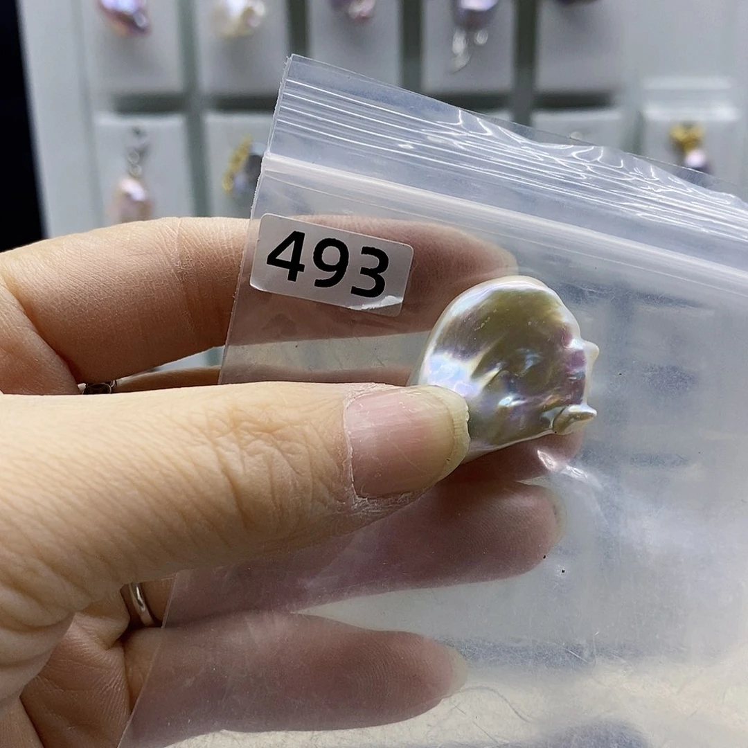 颈饰合金淡水珍珠