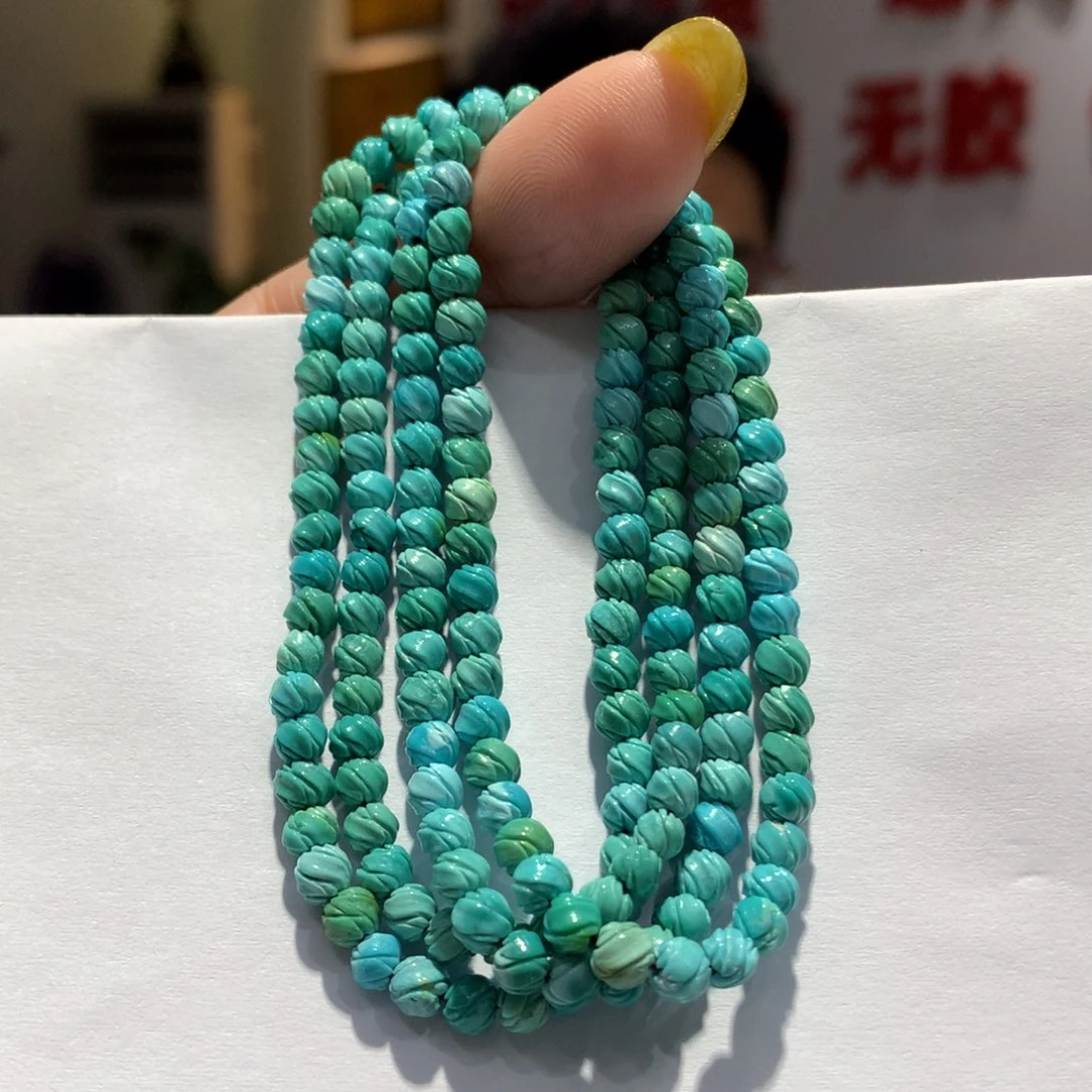 未镶嵌绿松石长链