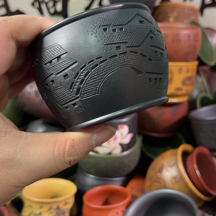 茶杯紫砂全手工紫砂主人杯