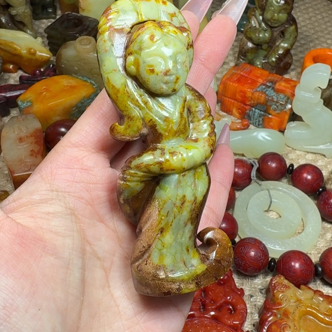 吊坠白玉菩提挂件