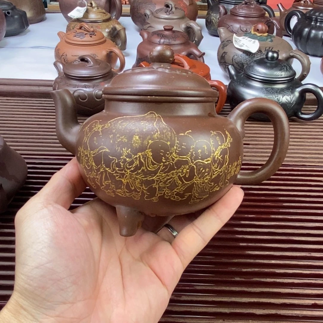 M***T茶壶紫泥白定1 处理价