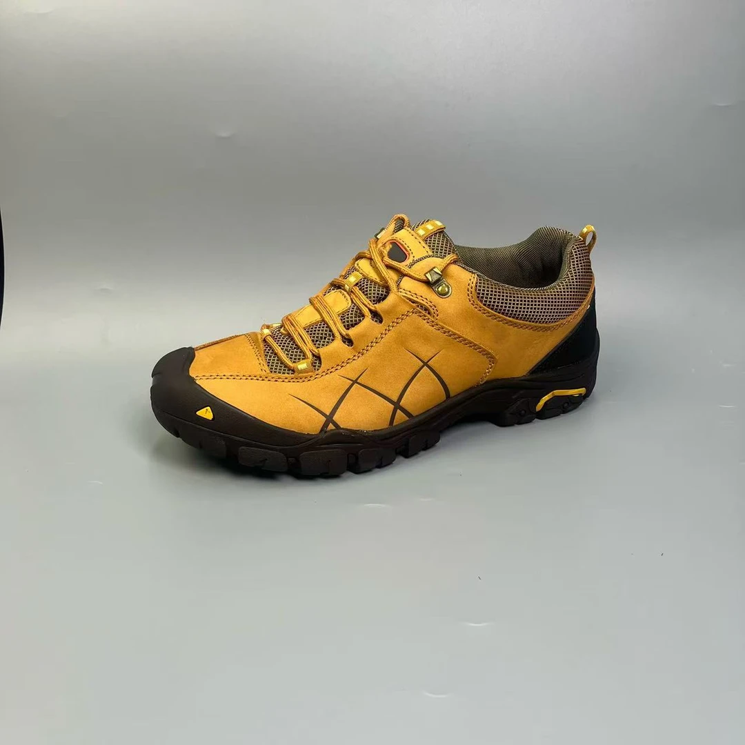 11-8(89011) 秋冬户外时尚百搭休闲透气牛皮登山鞋
