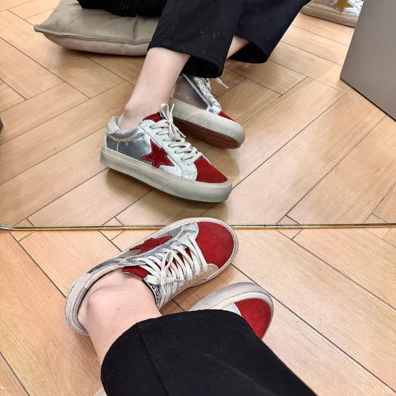 20休闲2星星鞋复古韩版做旧5春季年小脏鞋女脏脏鞋新款ins超火潮