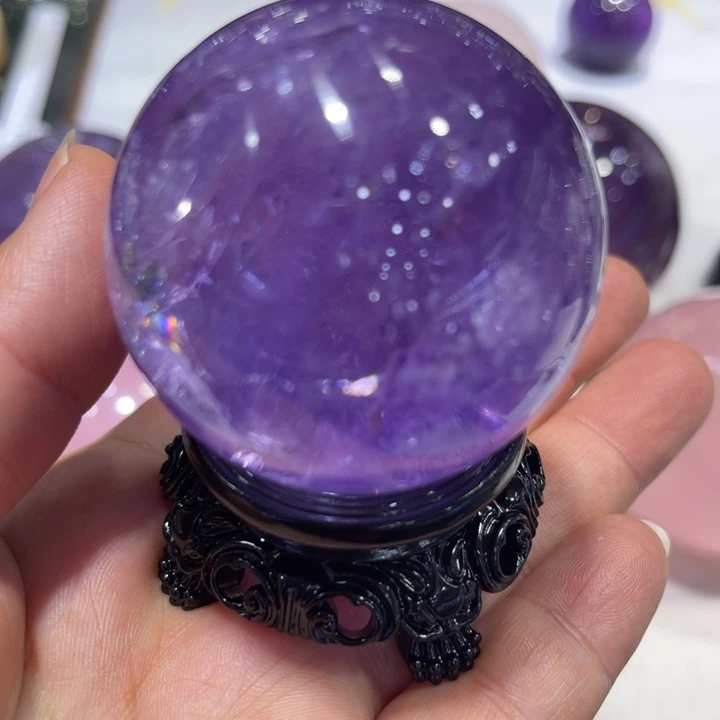 水晶水晶球未镶嵌隐****例