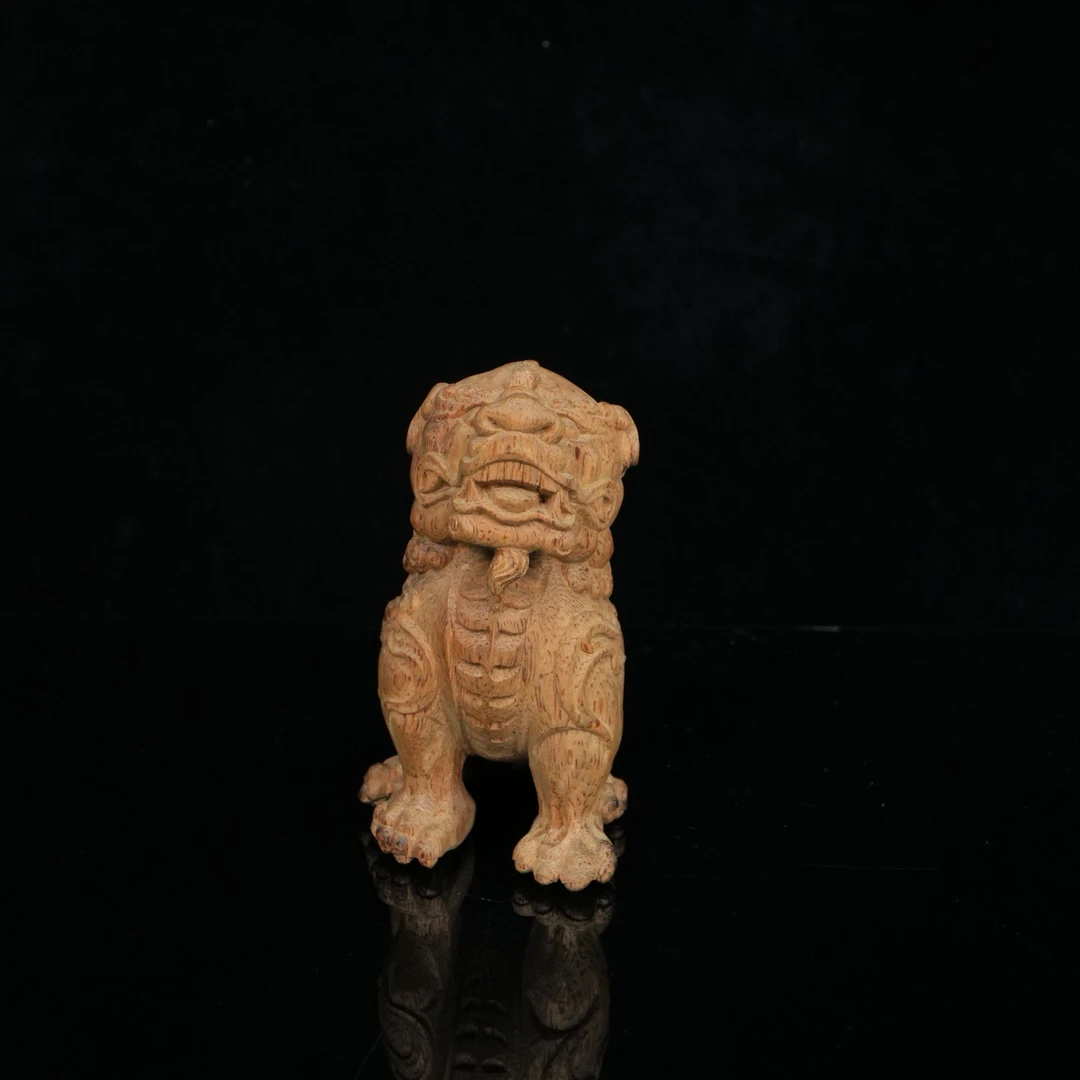 6724 文莱沉香土沉软丝瑞兽 5x5.5x10cm  53.1g