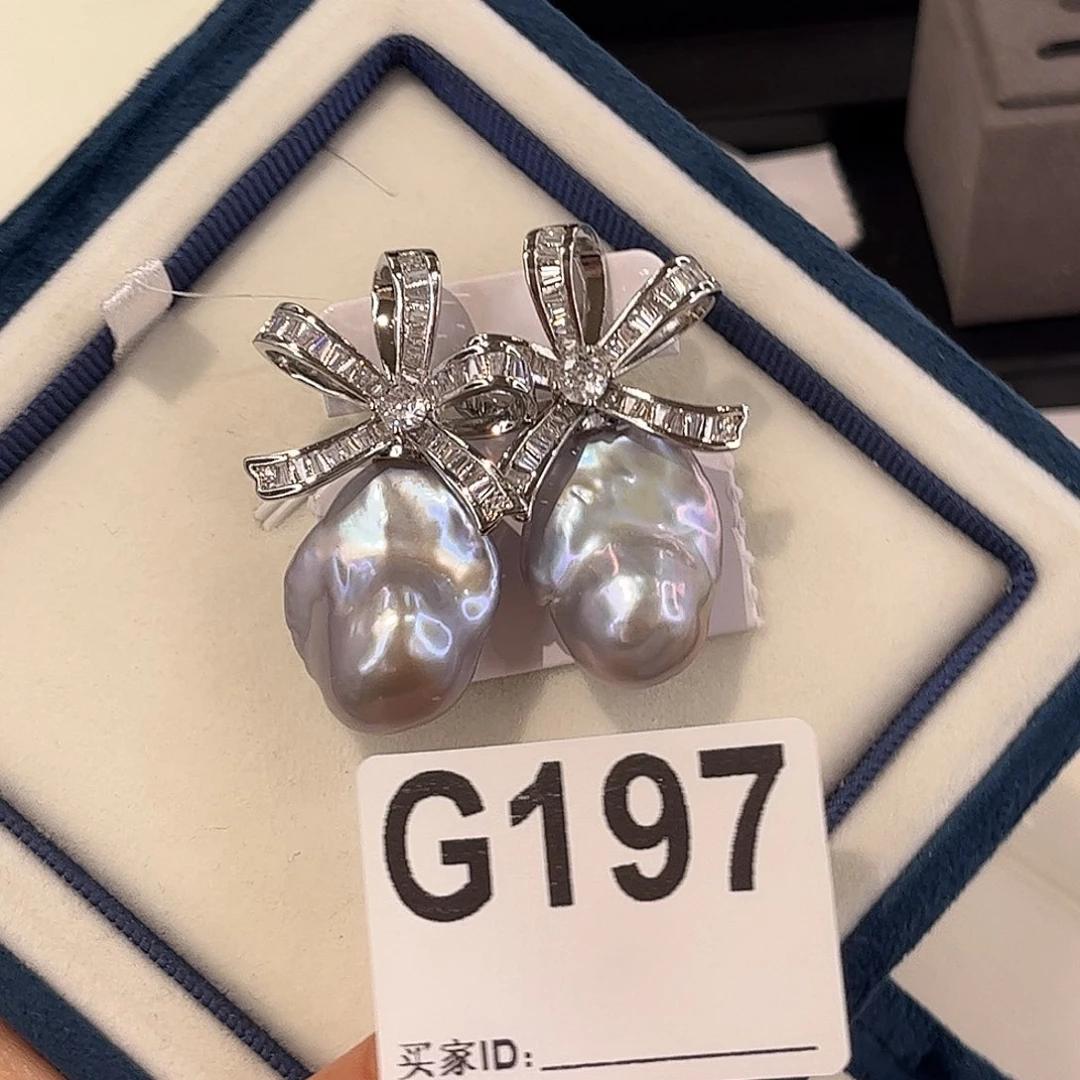 耳饰合金淡水珍珠