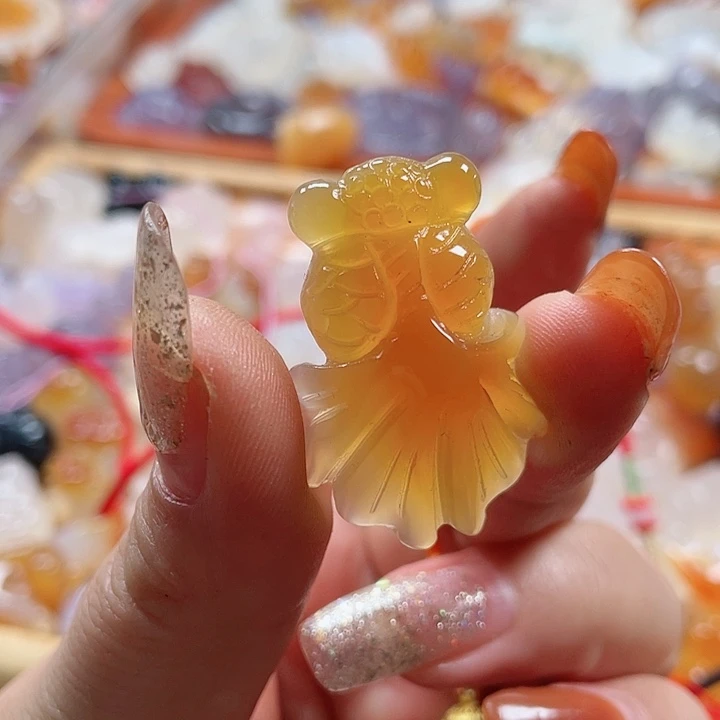 玛瑙/玉髓吊坠(赠链)未镶嵌a*然