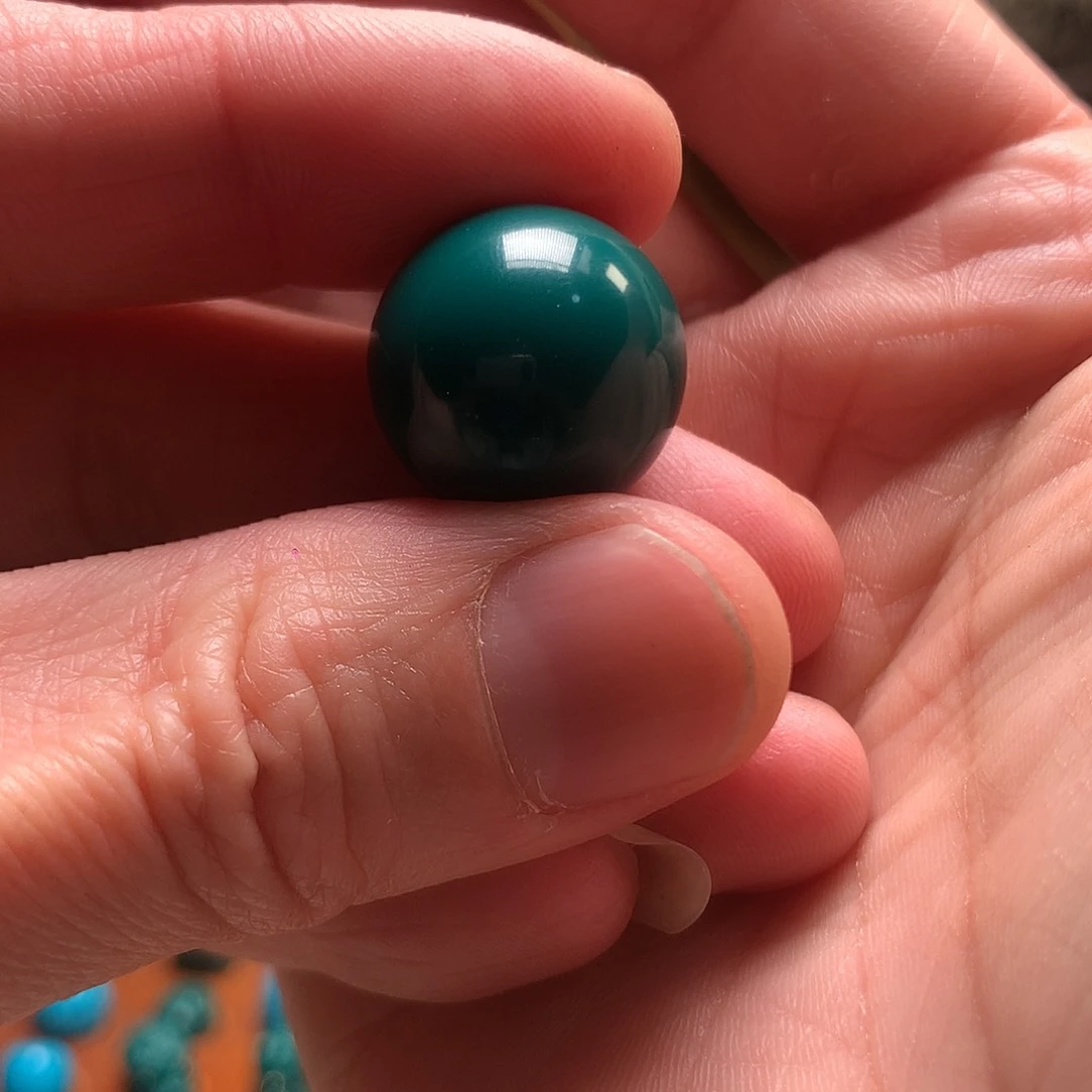 琉璃颈饰小**.地狱色18mm圆珠