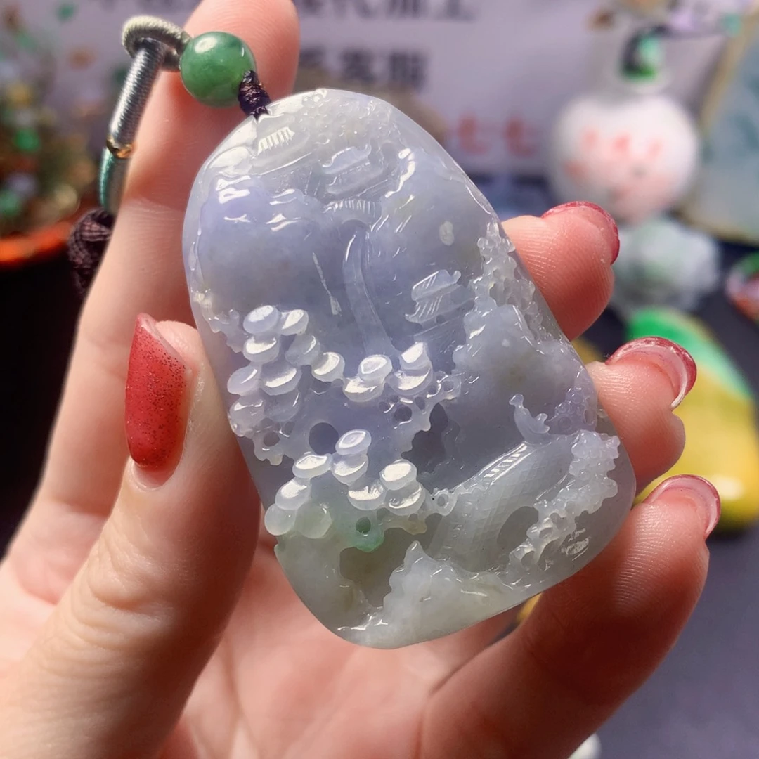 颈饰未镶嵌翡翠纯天然