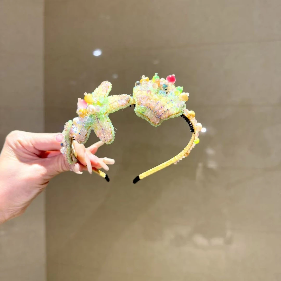 海底世界细跟发箍设计气质高级感优雅款