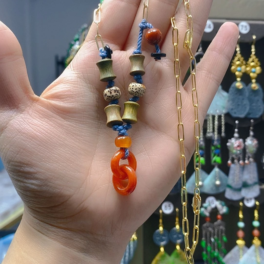 颈饰未镶嵌翡翠翡翠