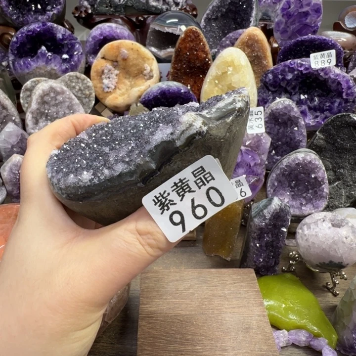未镶嵌紫晶大型摆件（非配饰）龍*?960