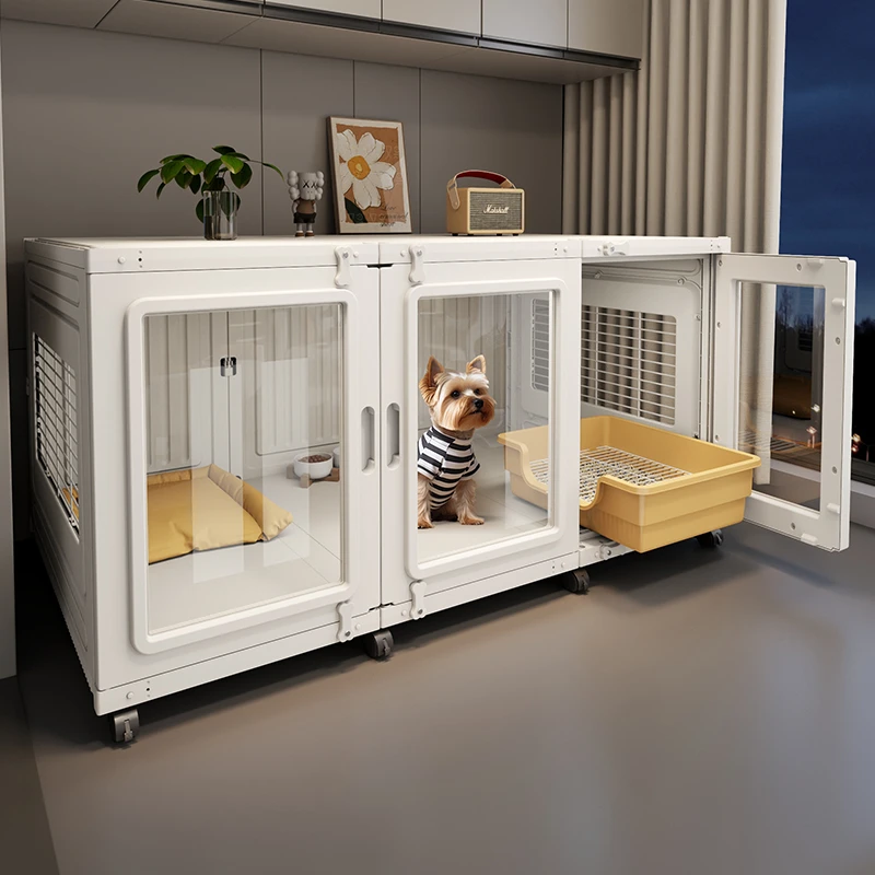 【豪华狗别墅】超大狗笼子家用室内中小型犬宠物笼比熊泰迪狗柜子