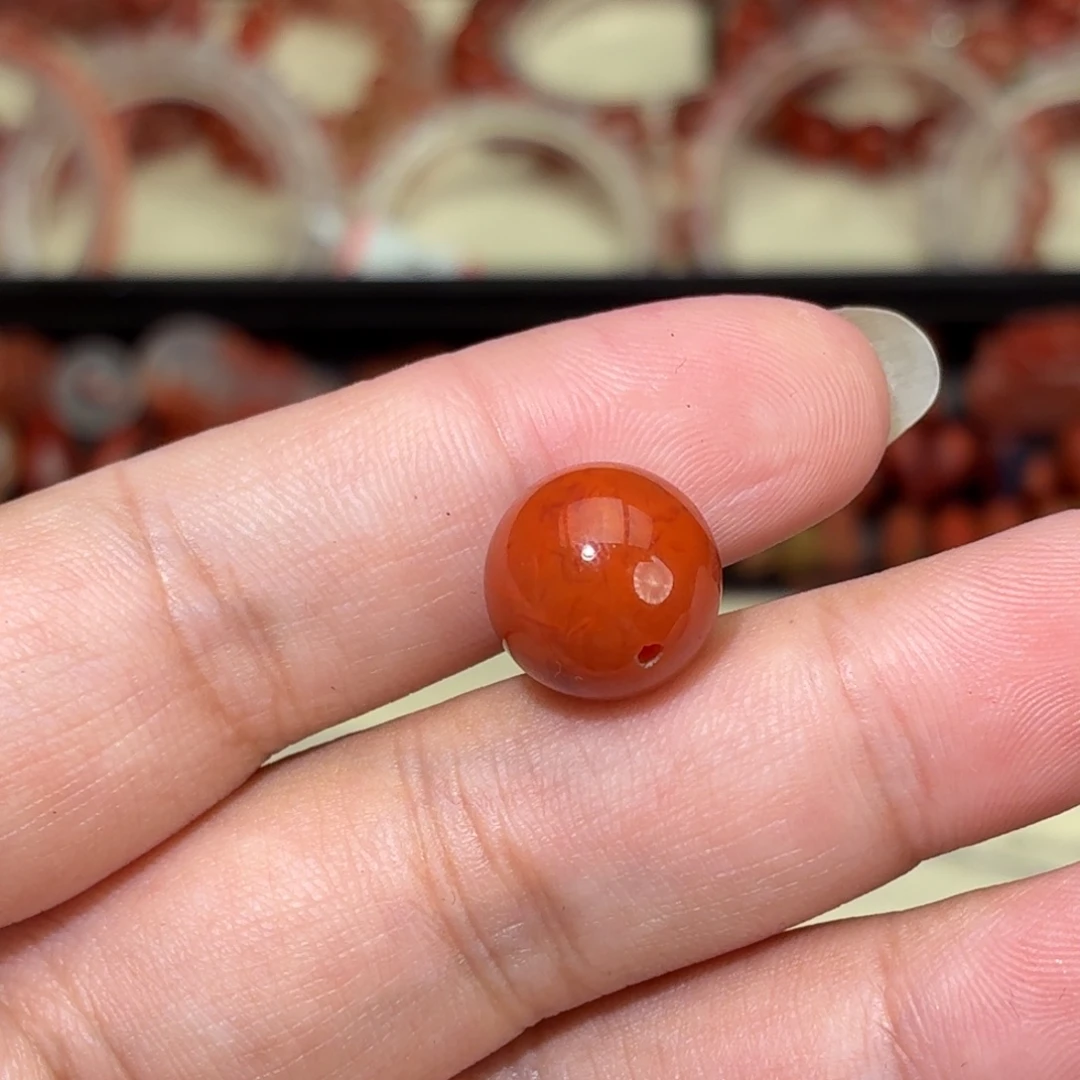 二***.南红玛瑙未镶嵌颈饰12咪➕单珠