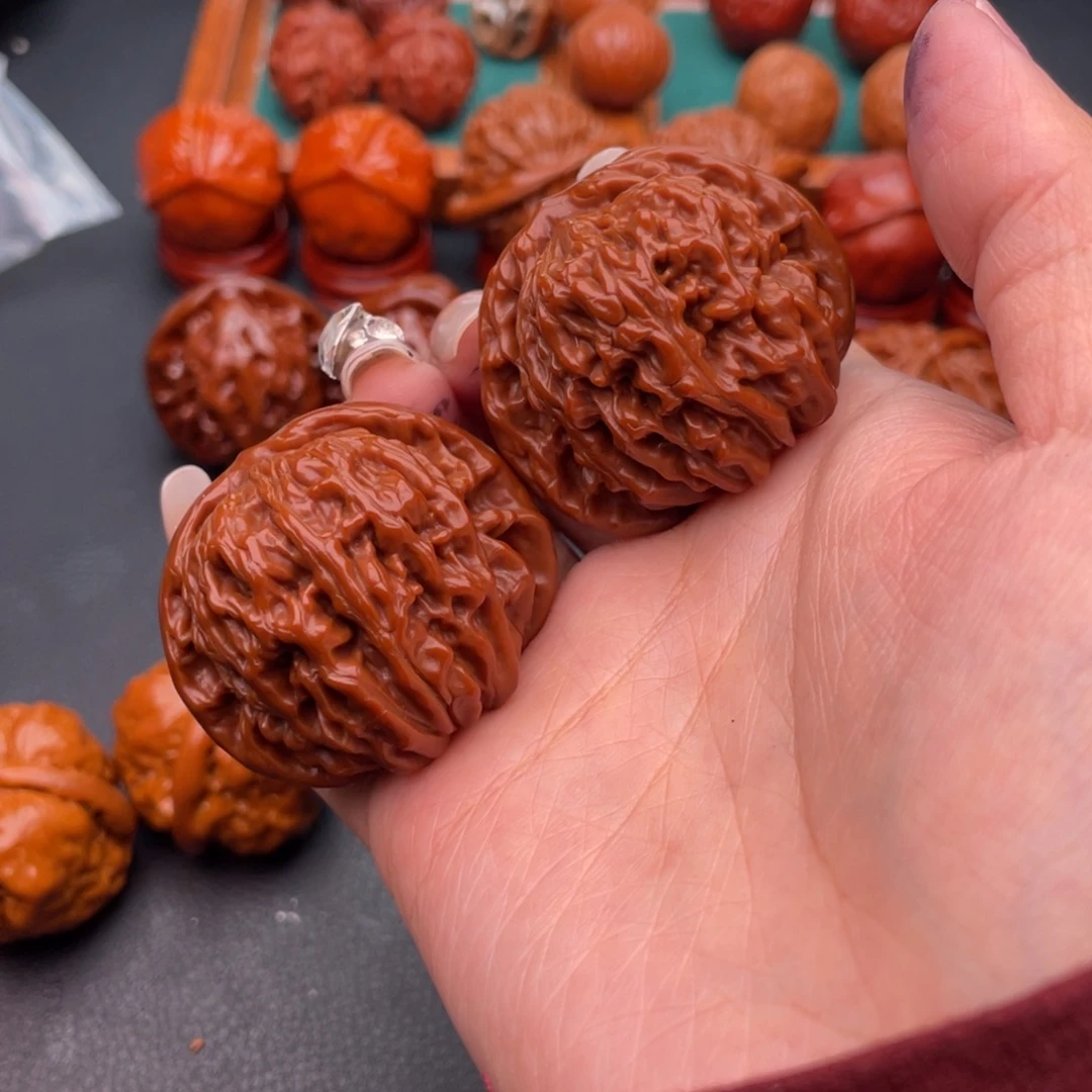 把件文玩核桃四座楼