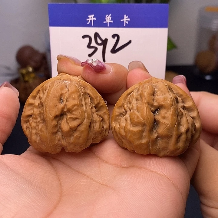 桃核吊坠蛤蟆头41有修s