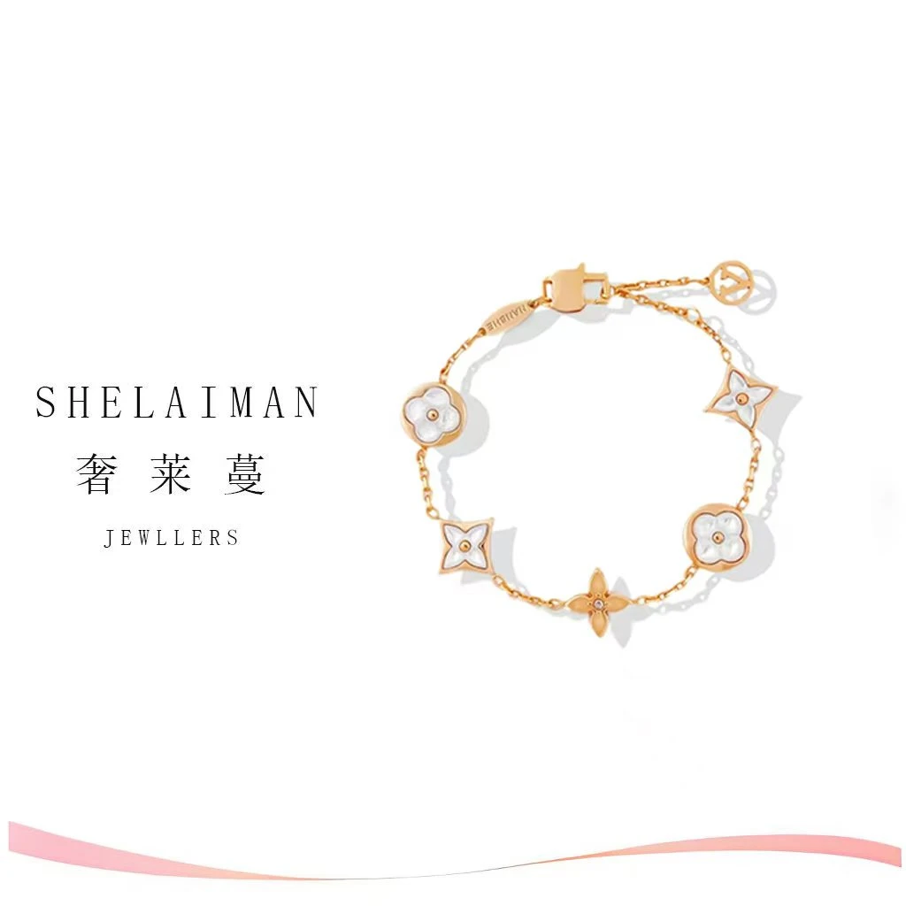 奢莱蔓/SHELAIMAN   老花时尚百搭经典手链D01235