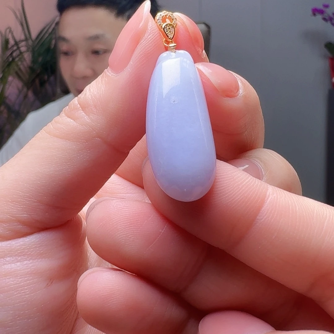 翡翠银S925镶嵌吊坠(不含链)多样性发货其一