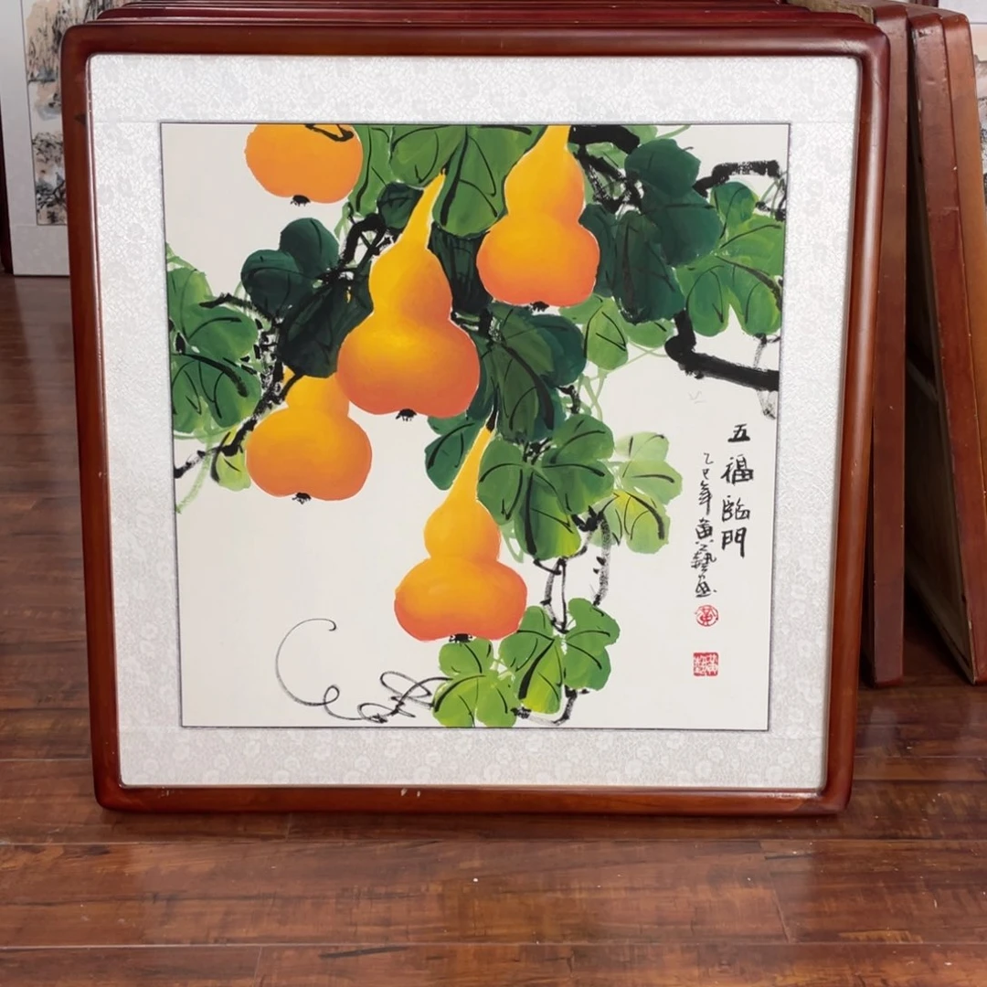 国画带框尺寸 63*63厘米