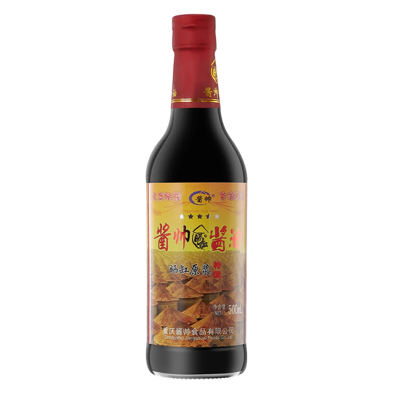 酱帅古法瓦缸酿造酱油重庆涪陵酱油