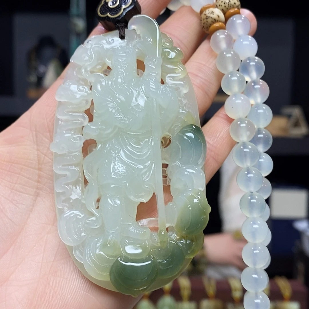 岫玉挂件吊坠手把件未镶嵌