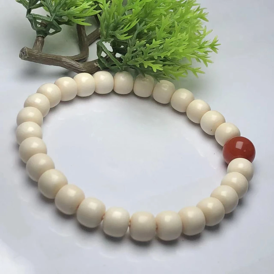 8mm糯冰料猛犸老型手串