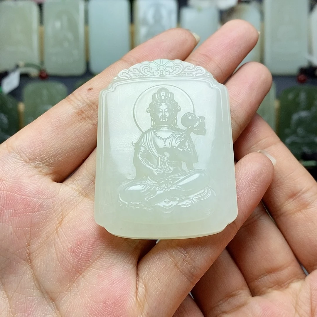 【闪购商品】颈饰未镶嵌和田玉拾*