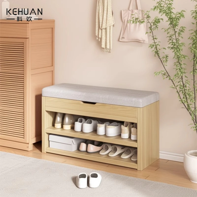 入户门实木色换鞋凳门口家用进门凳穿鞋凳玄关可坐鞋架鞋柜坐凳一