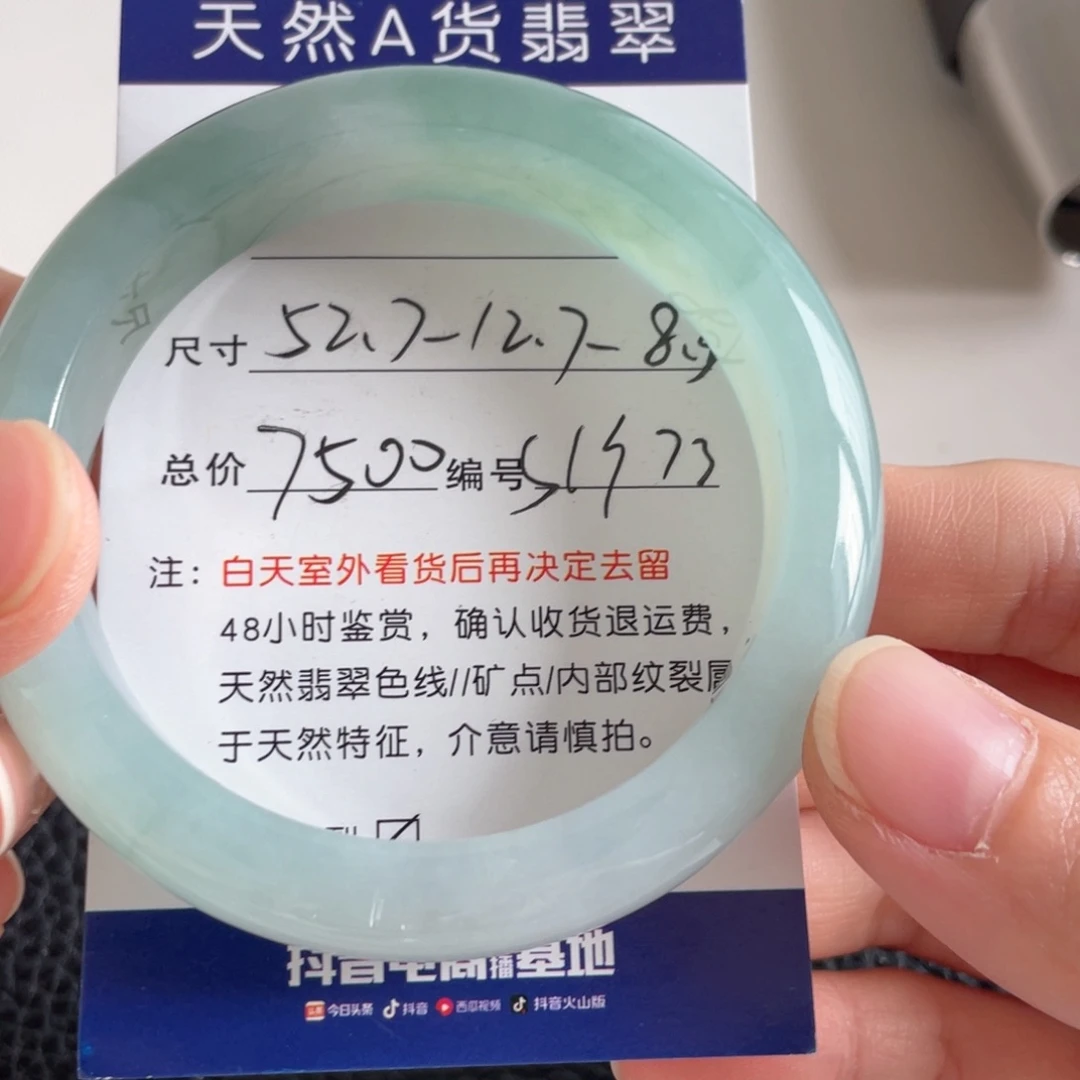 翡翠未镶嵌手镯翡翠