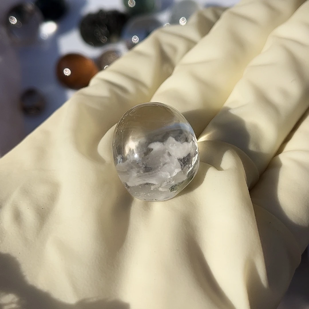 紫晶颈饰未镶嵌月**囡