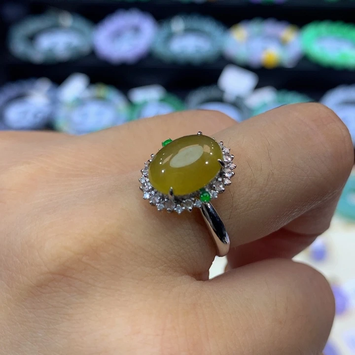 18K金镶嵌手链翡翠翡翠