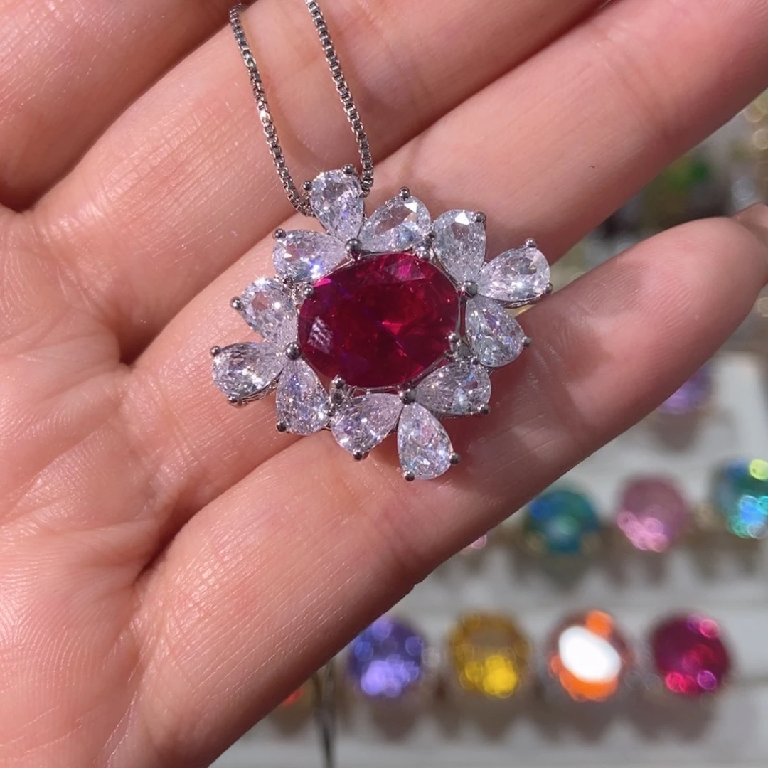 66锆石（处理）吊坠