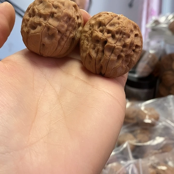 文玩核桃把件37.5甲骨文修