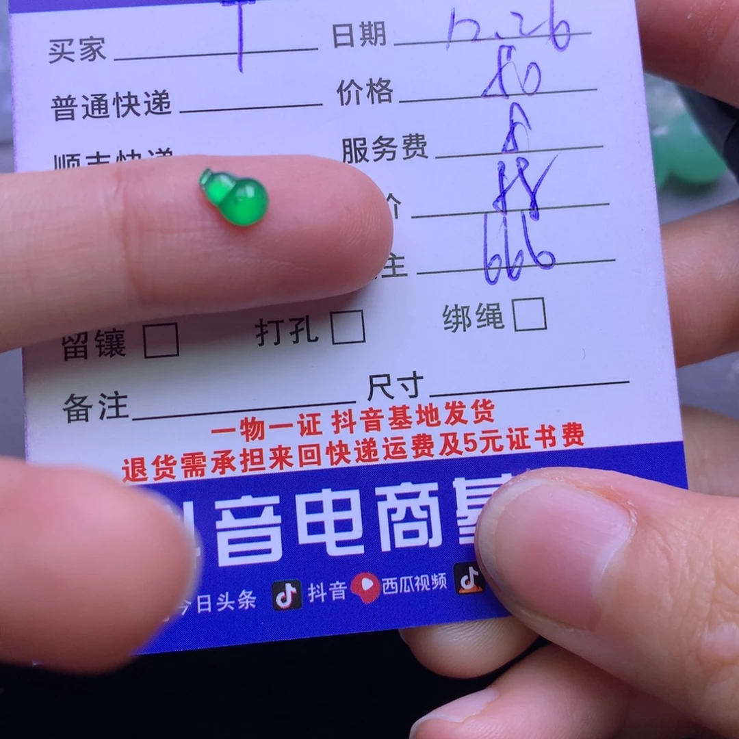 颈饰未镶嵌翡翠T***记