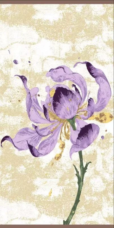 【妆花云锦】国宾伴手礼高端定制雨露汉麻浴巾 （一花一见 75*160）