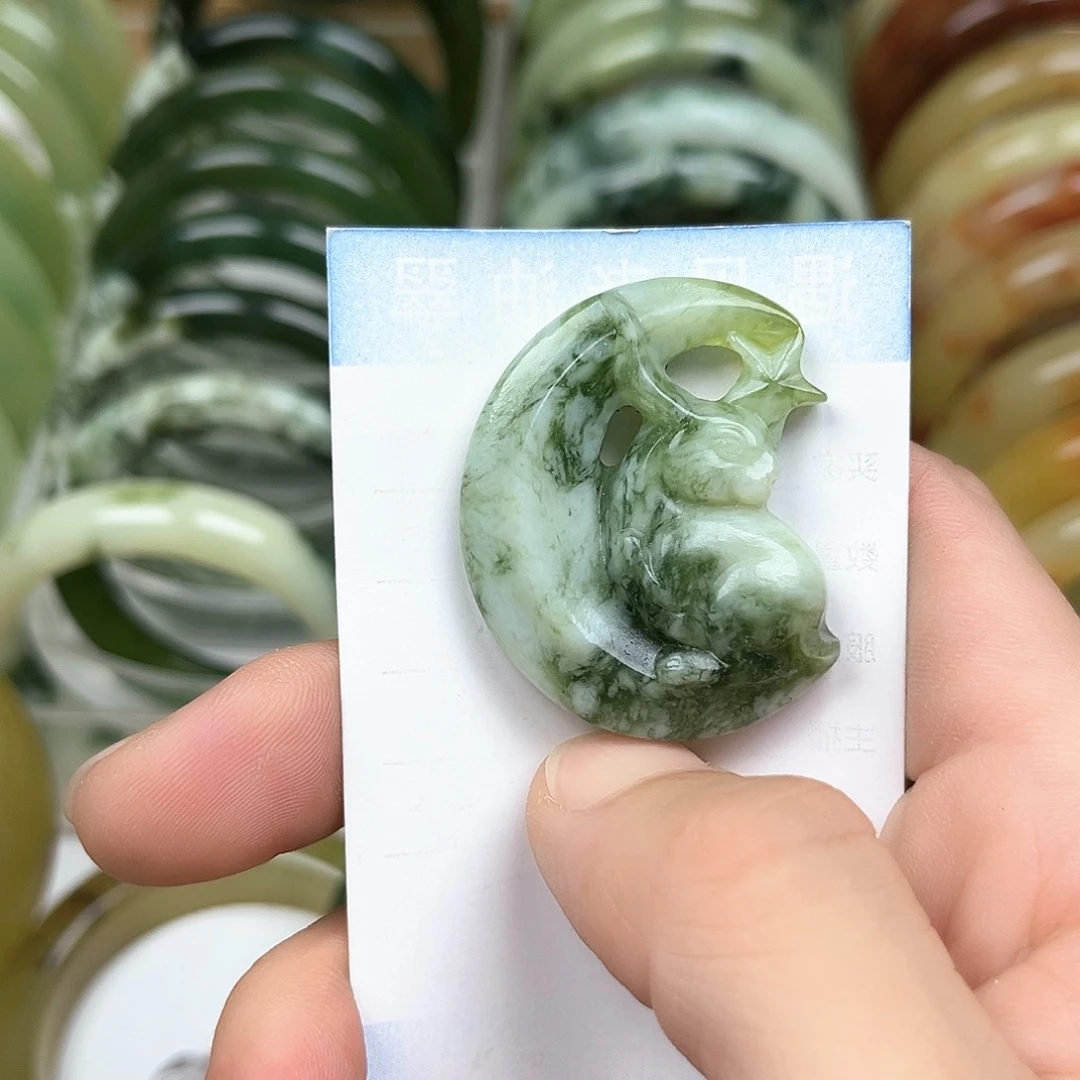 未镶嵌透闪石-蛇纹石玉手镯