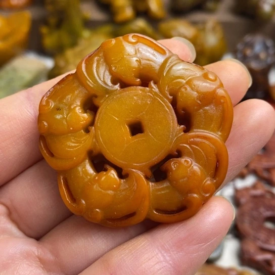 蛇纹石玉未镶嵌颈饰113