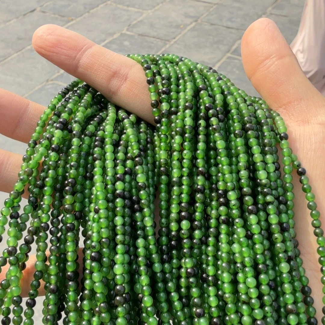 和田玉未镶嵌颈饰俄七碧玉豹哥多样性拍一发一