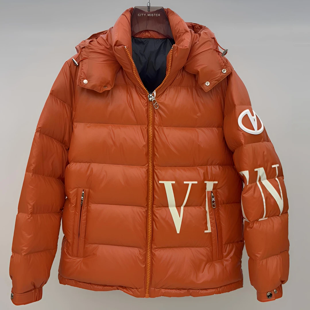 VITN VAICNUKHO男款冬季新款白鸭绒玛雅款休闲保暖运动短款