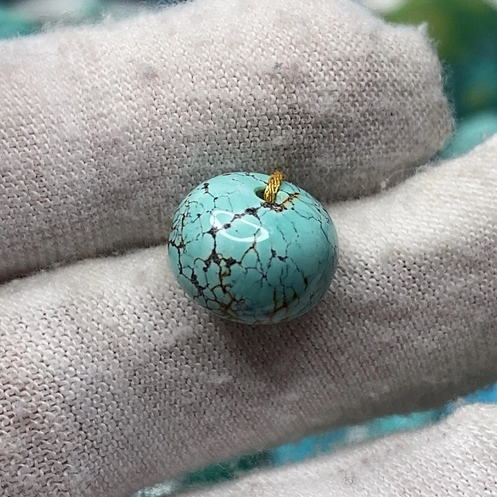 未镶嵌绿松石天然原矿 带武汉地大证书