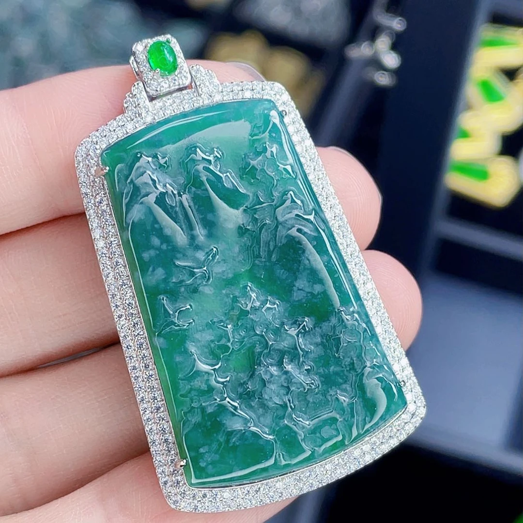 翡翠吊坠(不含链)未镶嵌