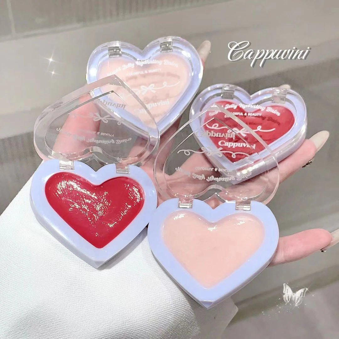 Cappuvini心漾果冻水光膏 水光肌果冻高光膏提亮融肤提气色腮红膏