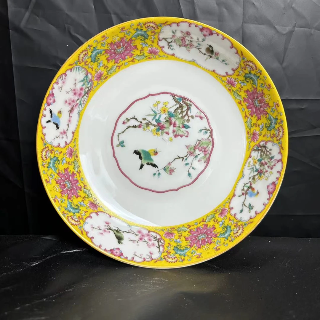 ZY-DP-A33-8英寸珐琅彩万花盘