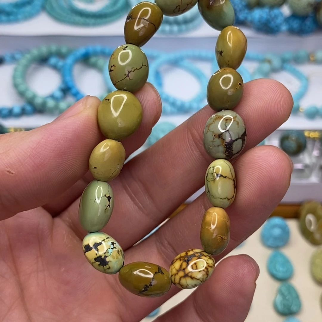 绿松石未镶嵌原矿绿松石配饰